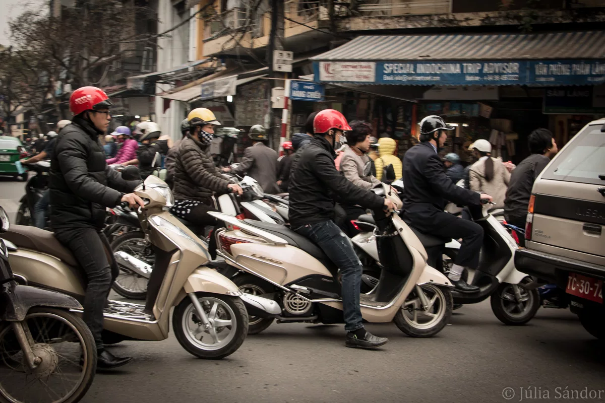 On the streets of Vietnam, Hanoi