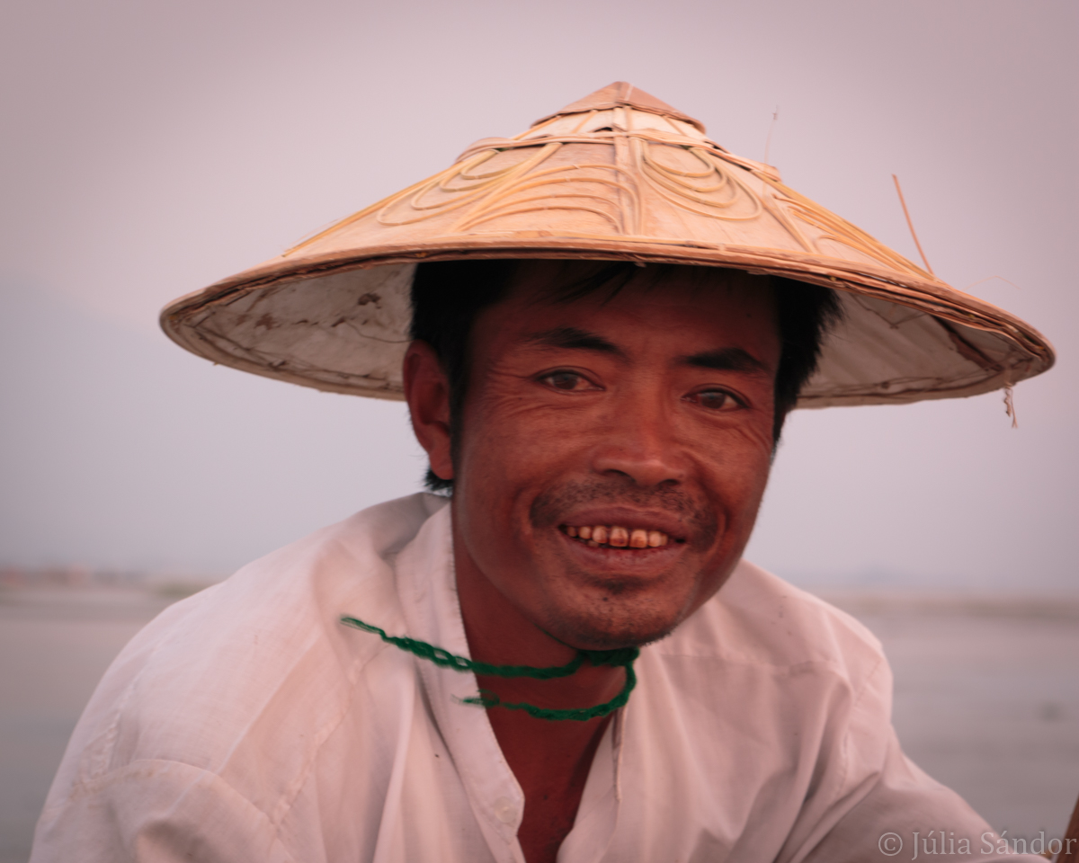 Faces of Asia: burmese man smiling