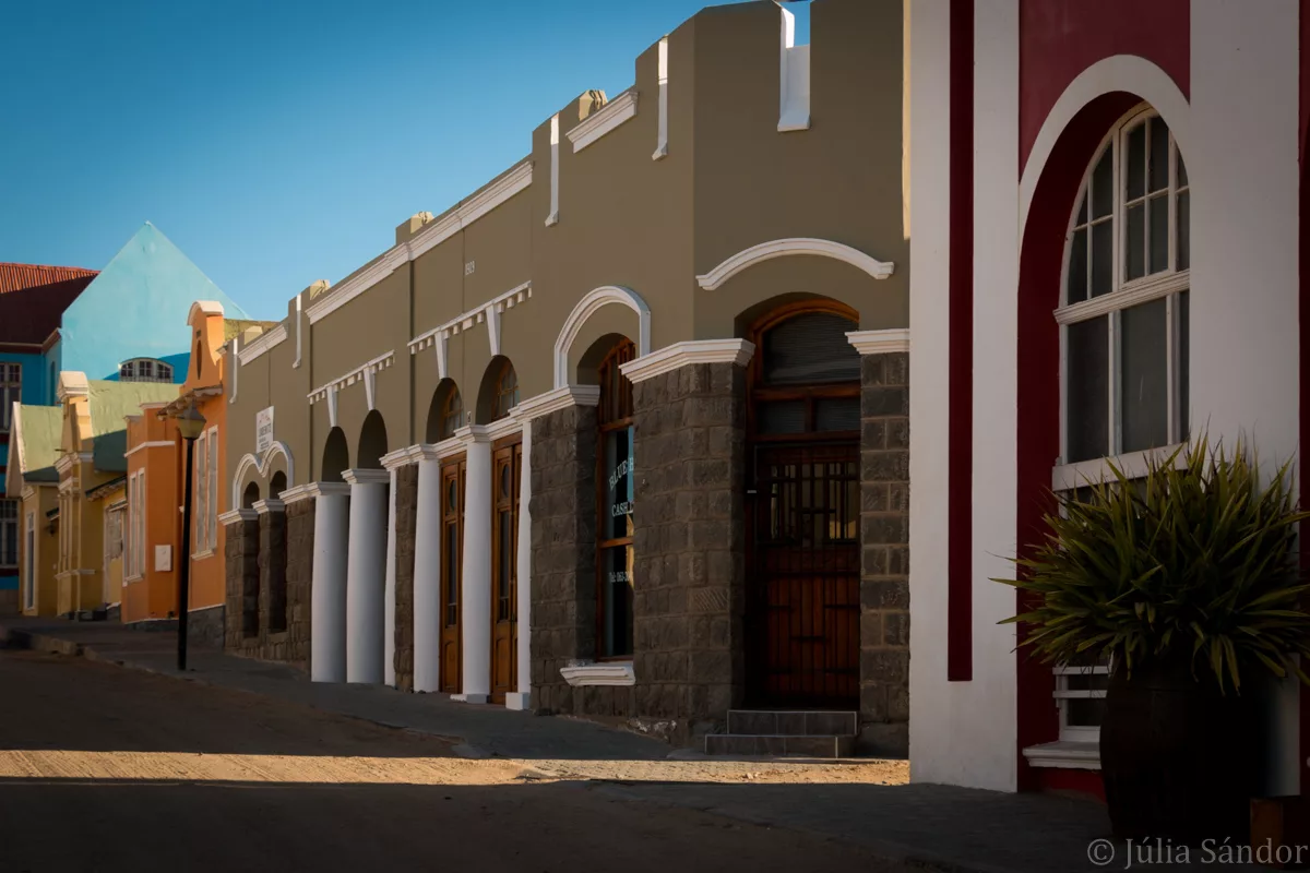 Deserted street in Lüderitz