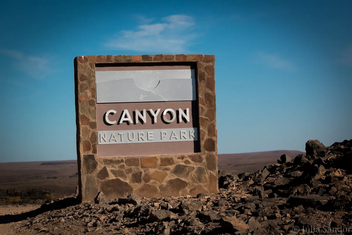 Fish River Canyon Fish River Canyon entrance