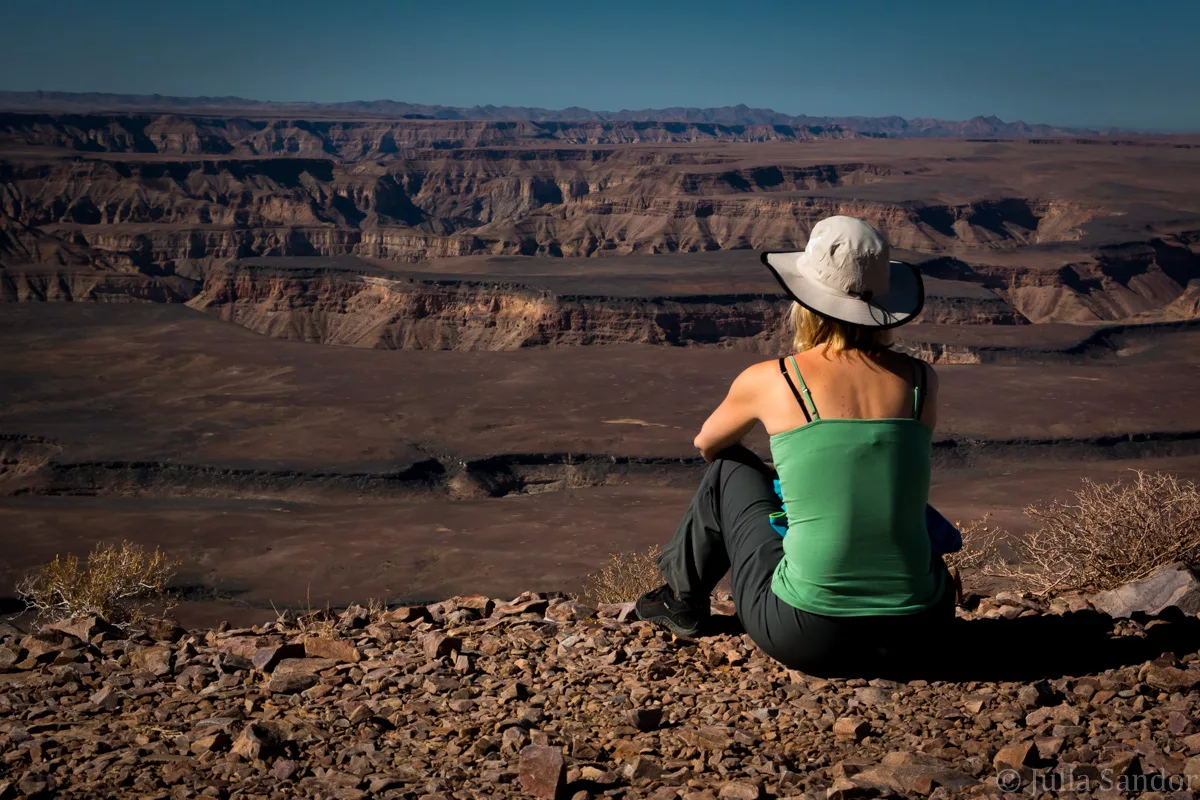 Fish River Canyon Fish River Canyon view with Julia