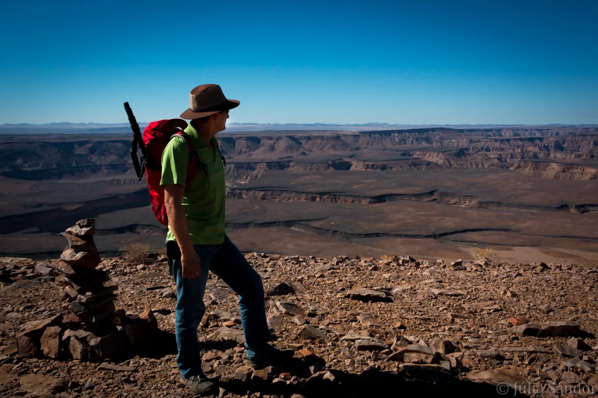 Fish River Canyon view Fish River Canyon view with Werner