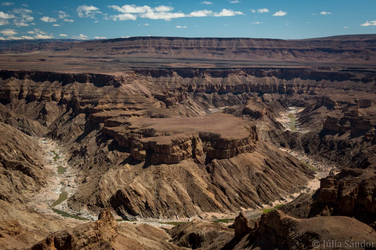 Hells bend Fish River Canyon view