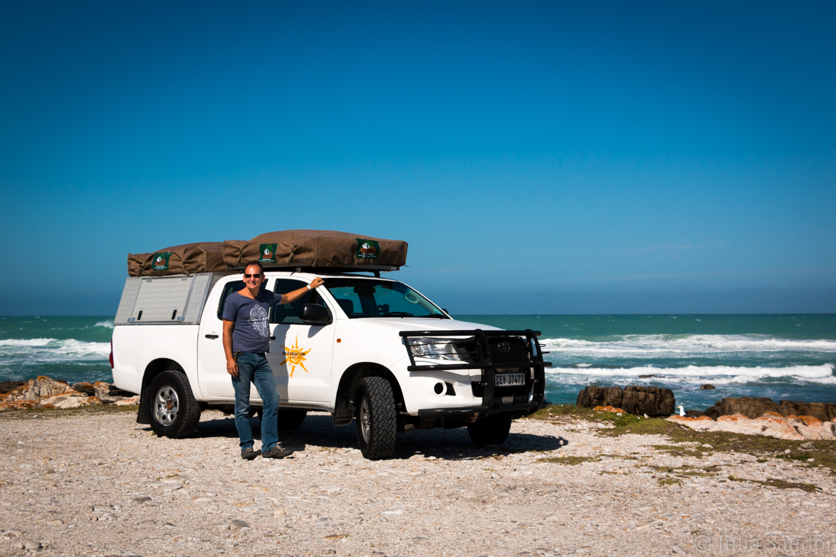 Bushcamper on the beach