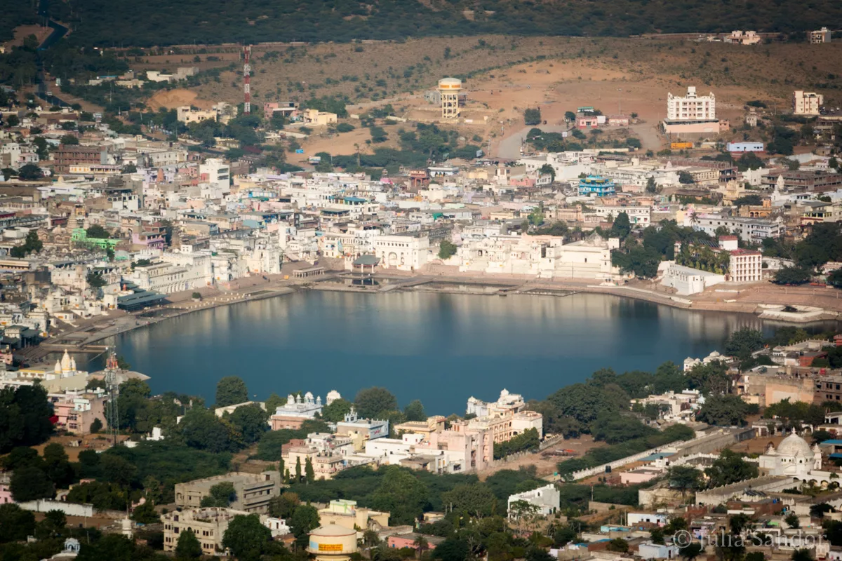 India impressions: Pushkar Lake from above