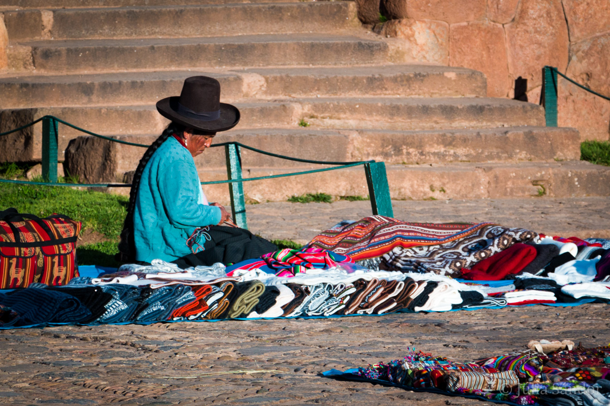In the Sacred Valley, Peru: Chinchero