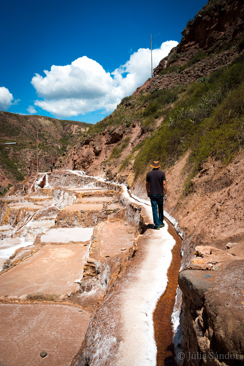 Sacred Valley Peru: view of Maras