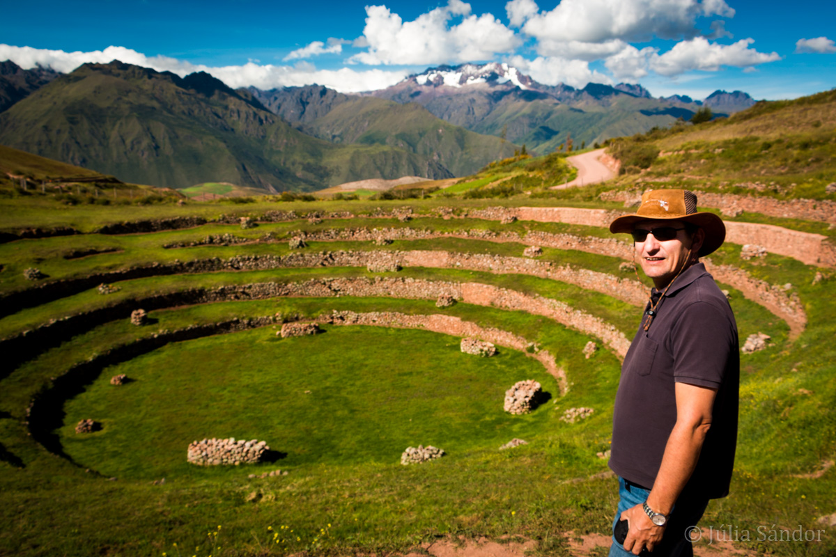 Sacred Valley Peru: view of Moray