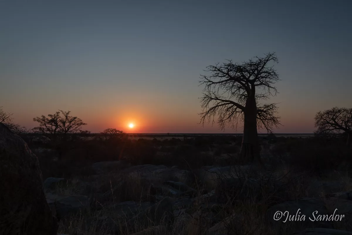 Sunset view from the top of Kubu Island